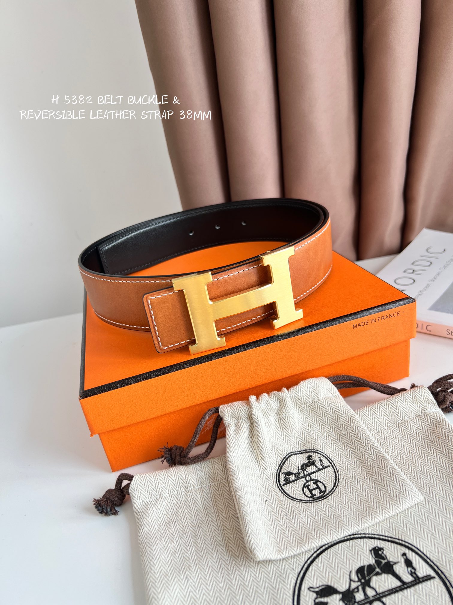 Hermes Belt 009 22PJ091 3.8cm