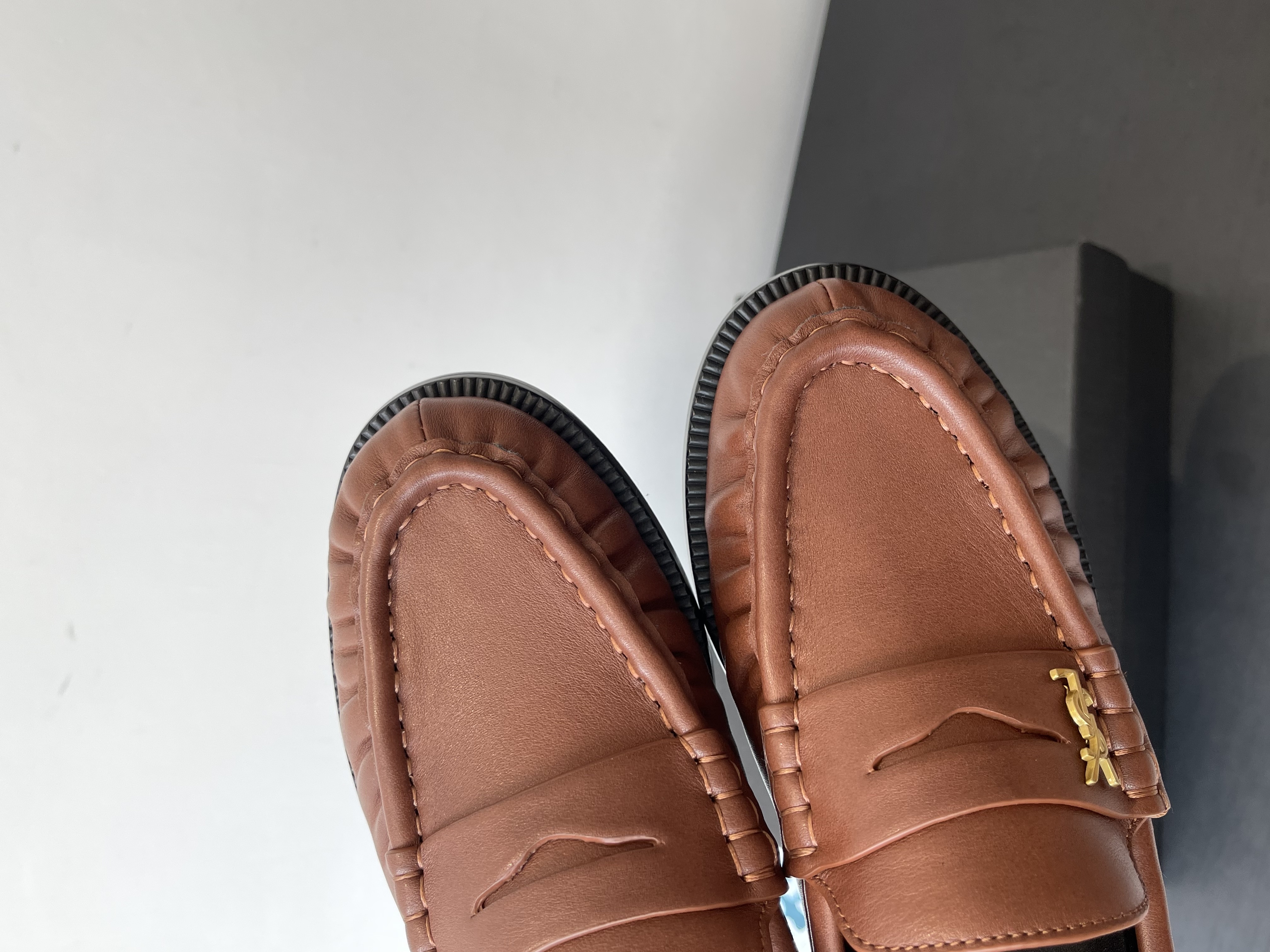 Saint Laurent Shoes Loafers Cowhide