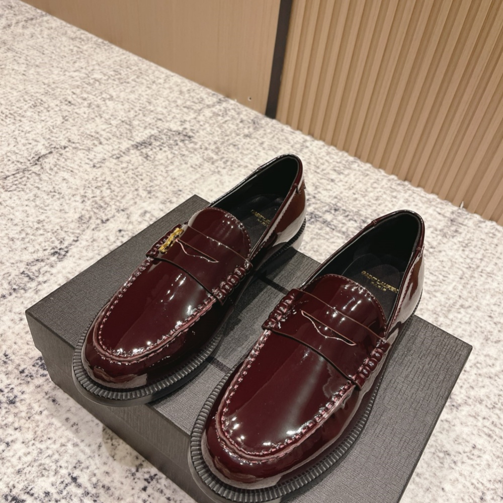 Saint Laurent Shoes Loafers Cowhide