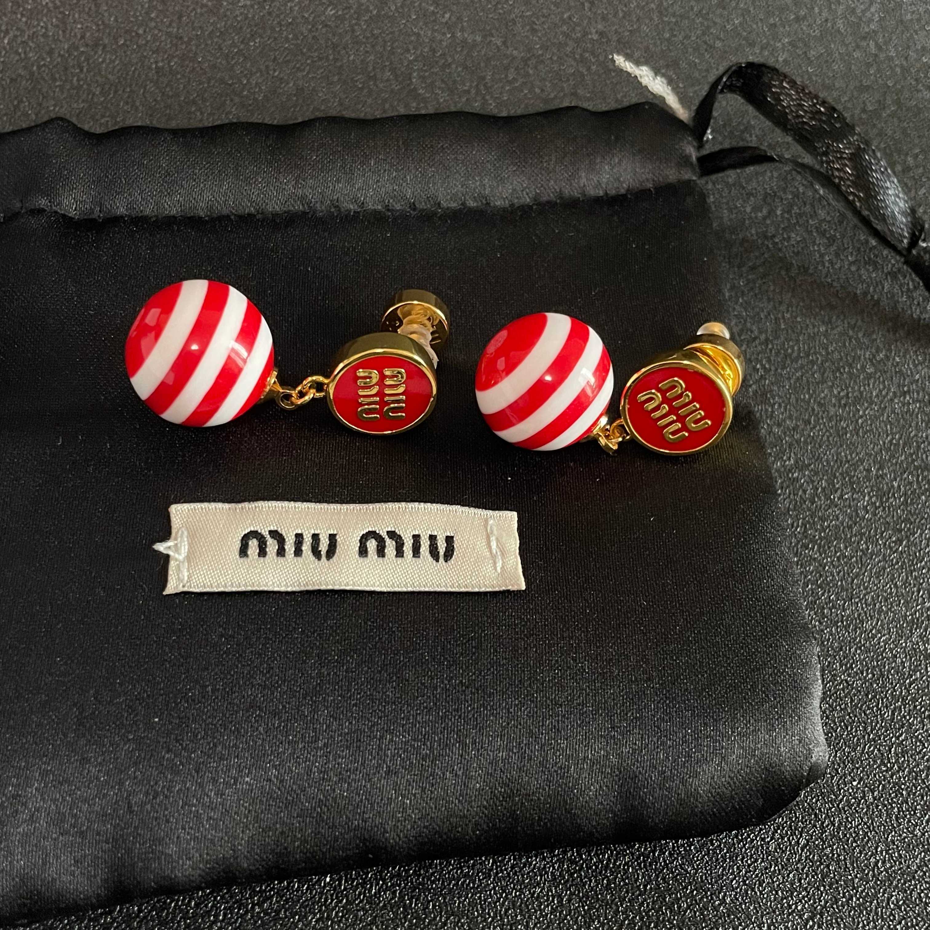 Miu Miu Jewelry Earring letter design earrings