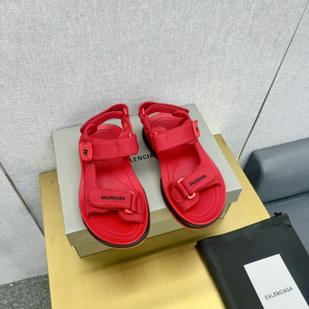 Balenciaga Shoes New Tourist Cloth Series Women's Sandals