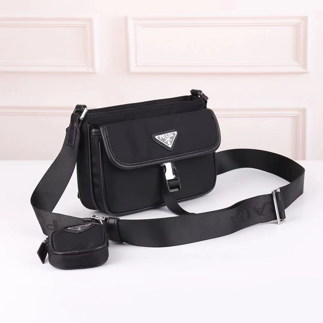 Prada 2133 (Non-removable shoulder strap) 22*16*5 cm HMF541