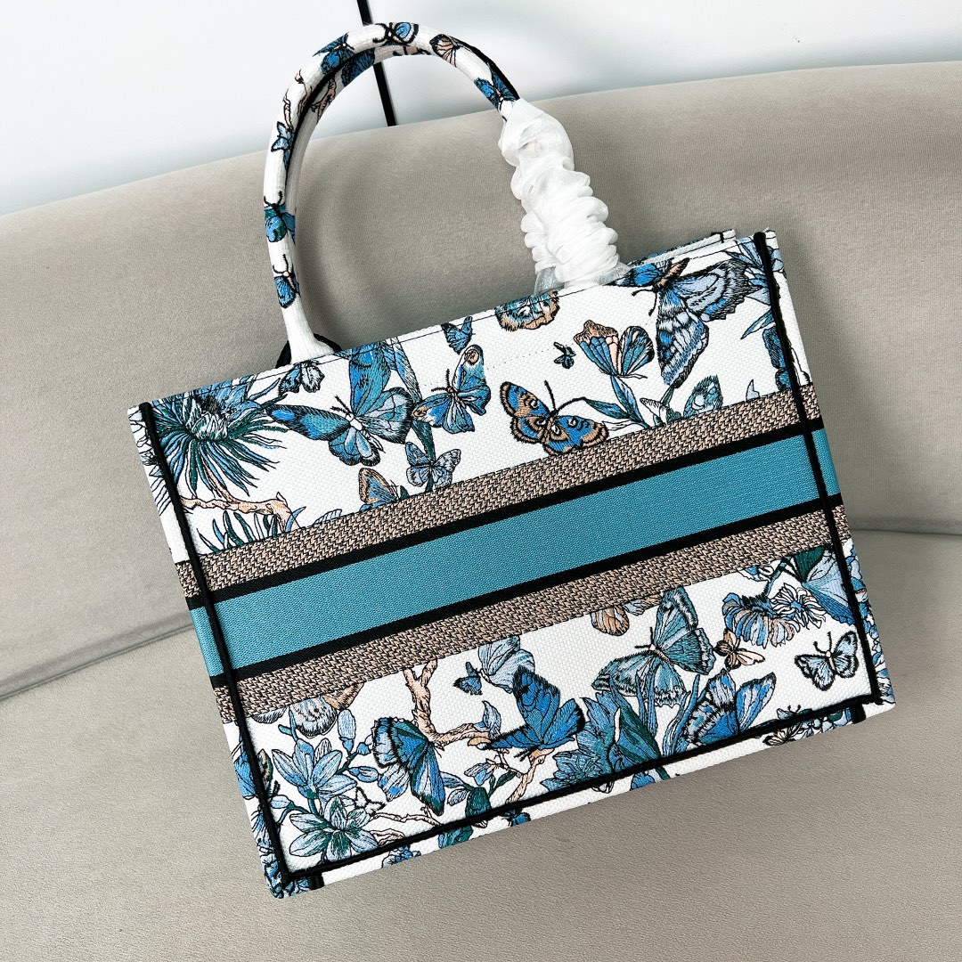 10A + top quality Medium Dior Book Tote 1296 DLAM022 36cm