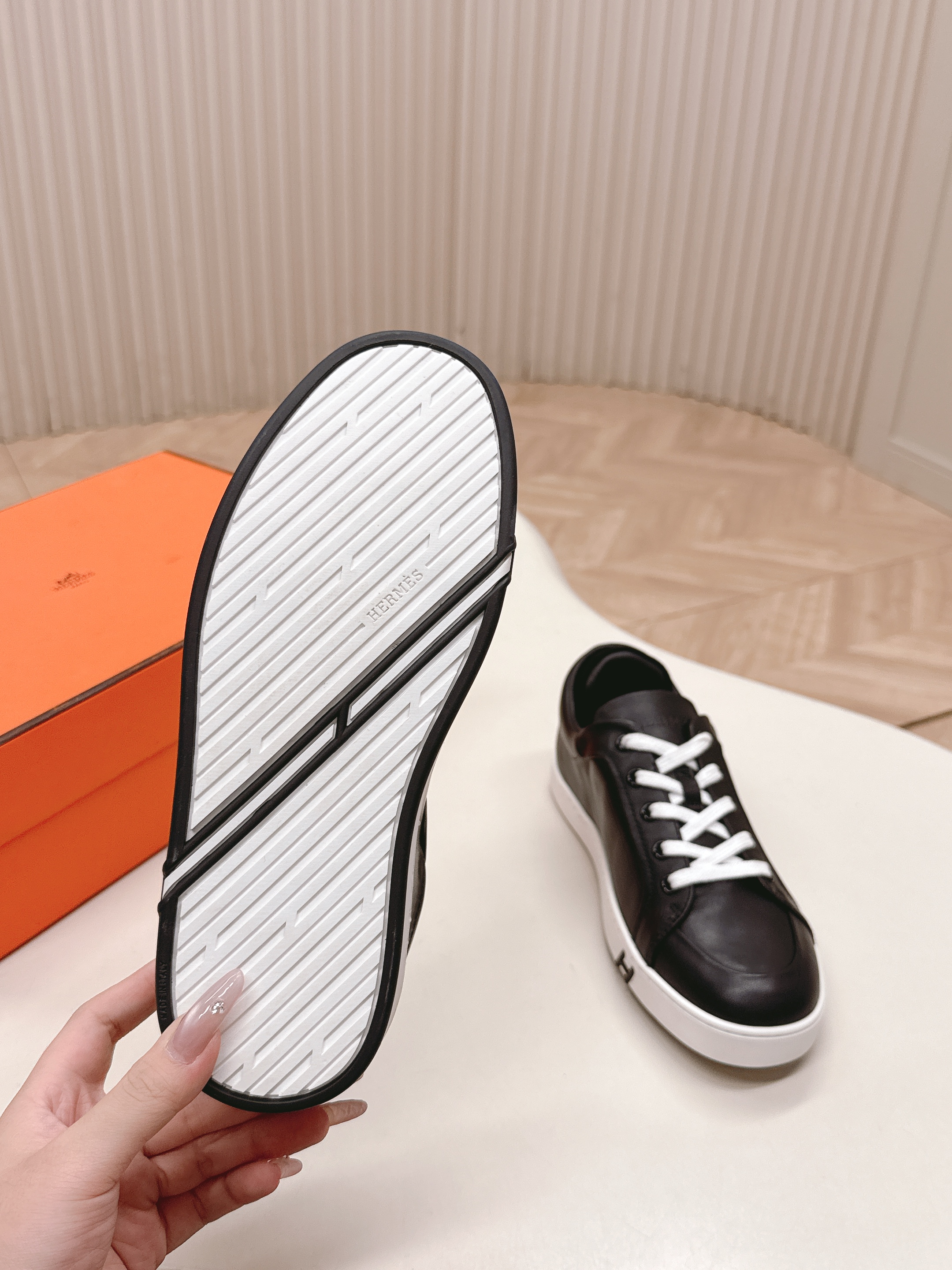 Hermes Shoes Casual Shoes Ip Tpu  Leather