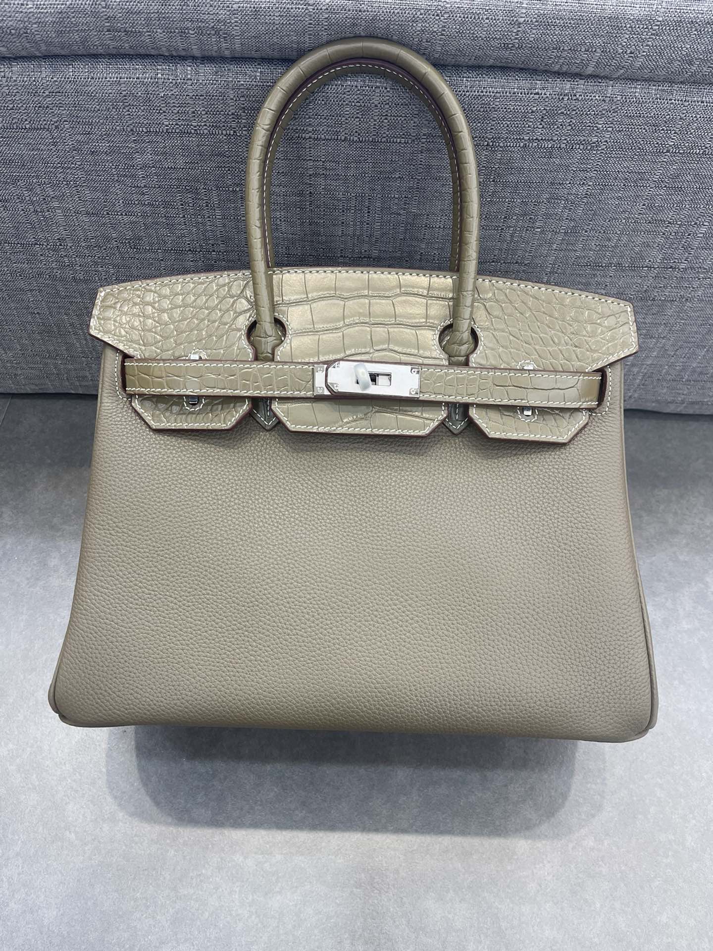Hermes Birkin Bag Silver hardware XYZ082 30cm