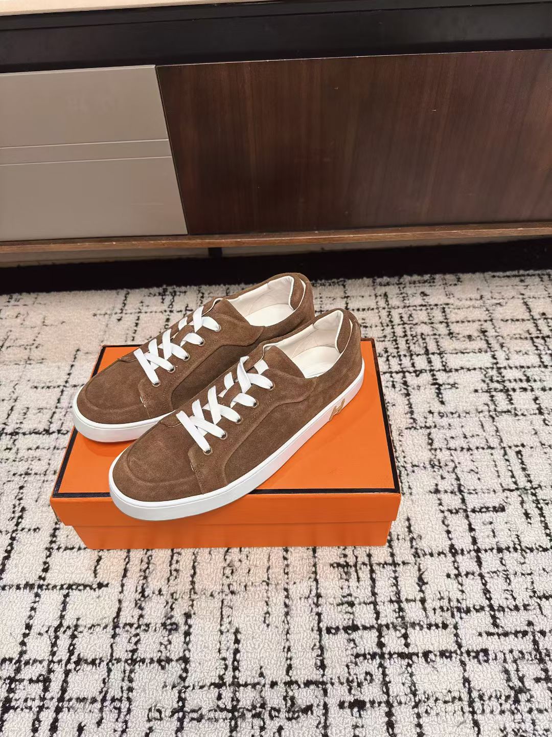 Hermes Shoes Casual Shoes Sheepskin