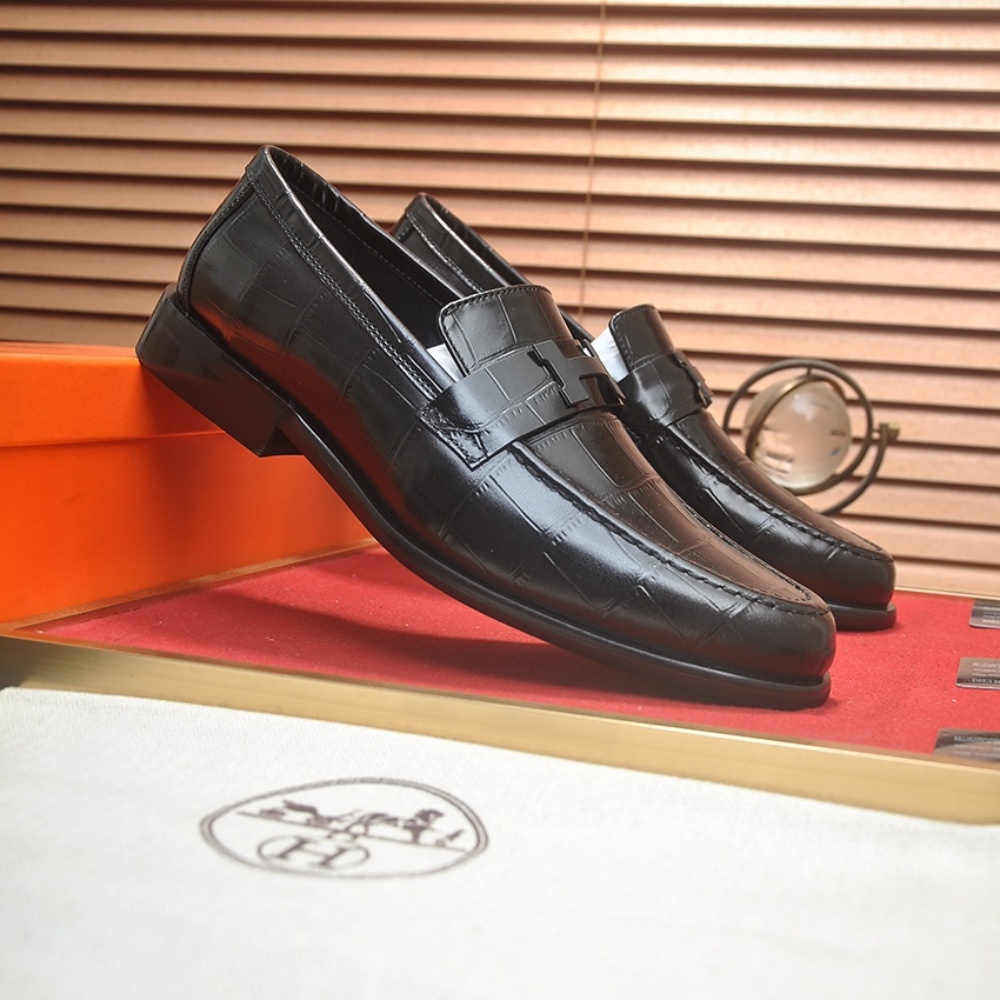 Hermes Shoes Leather Shoes Sheepskin