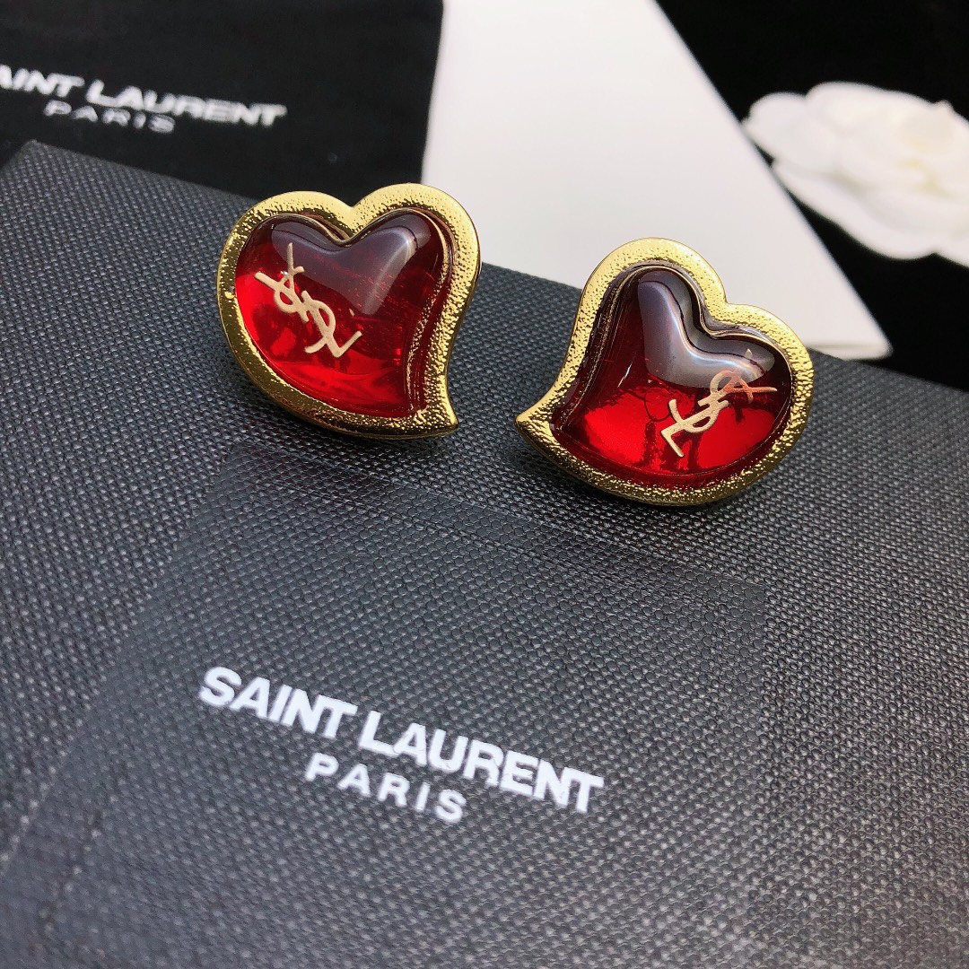 Saint Laurent Jewelry Earring Love Earrings