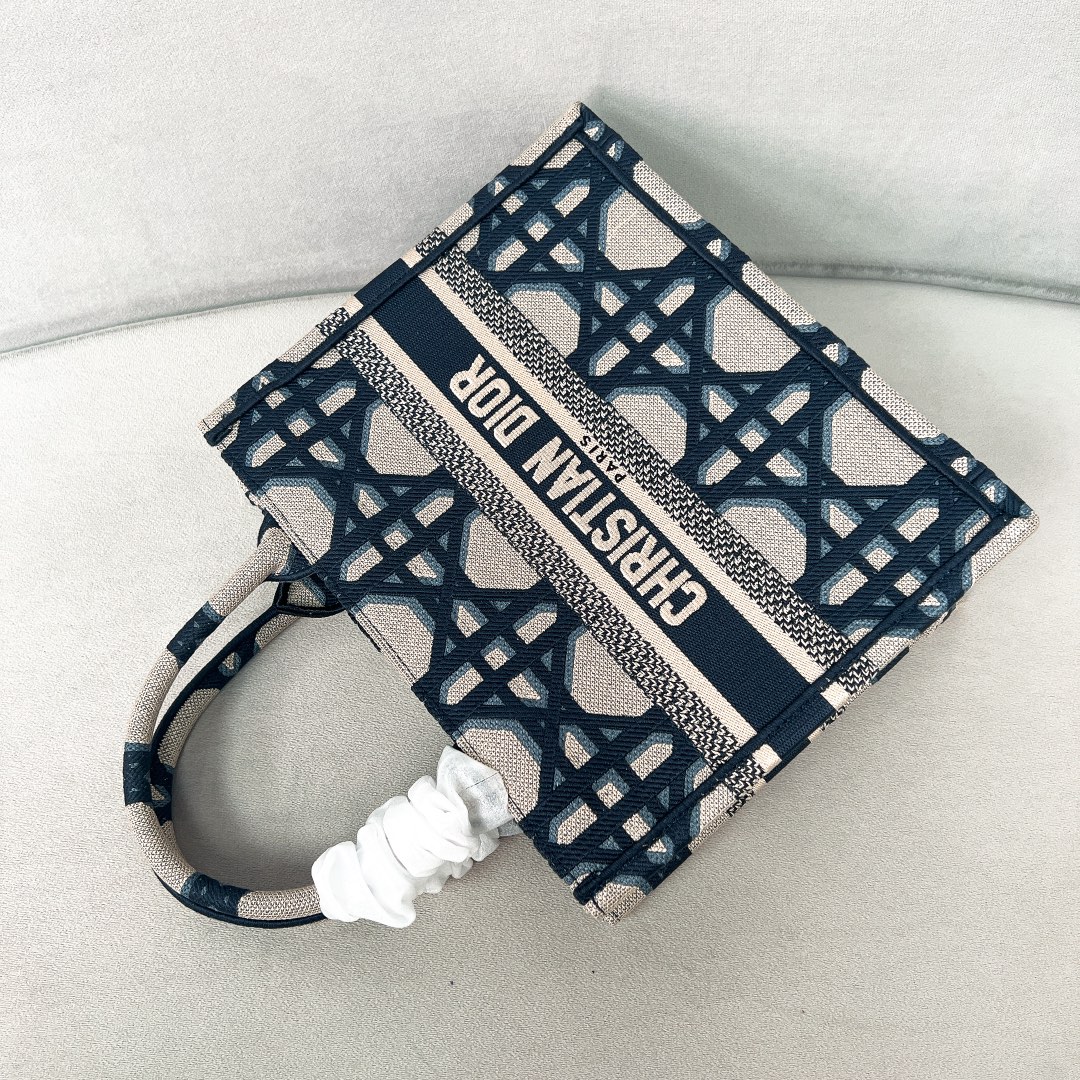 10A + top quality Small Dior Book Tote 1265 DLAM012 26.5cm