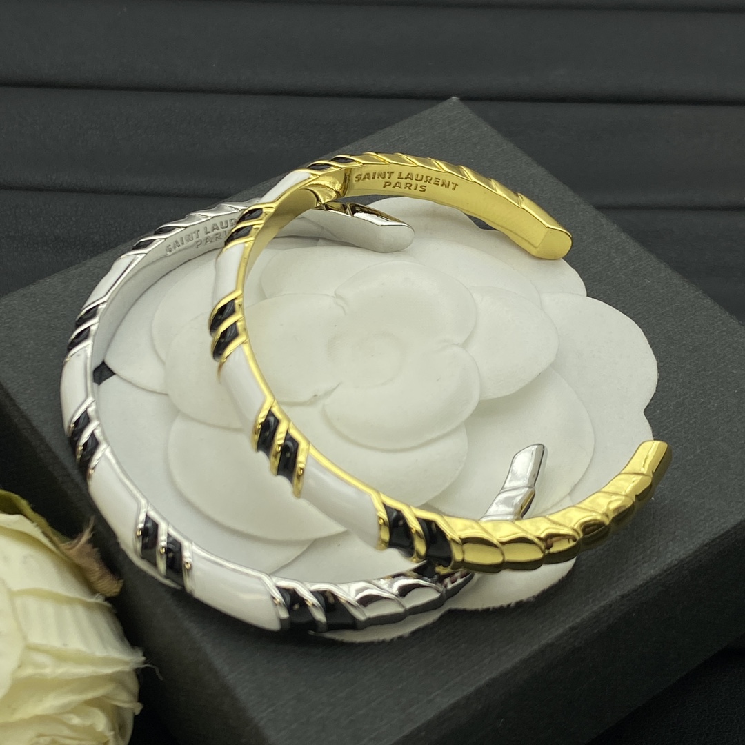 Saint Laurent Jewelry Bangle Slub design