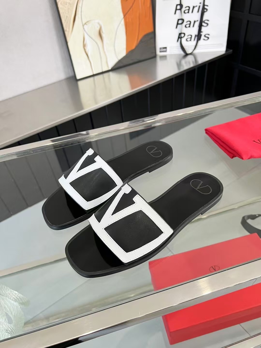 Valentino Shoes Ladies' Favorite Slipper  Summer flat women's slippers