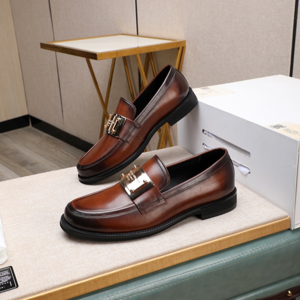 D&G Shoes Leather shoes Imported Top-Grain Cowhide