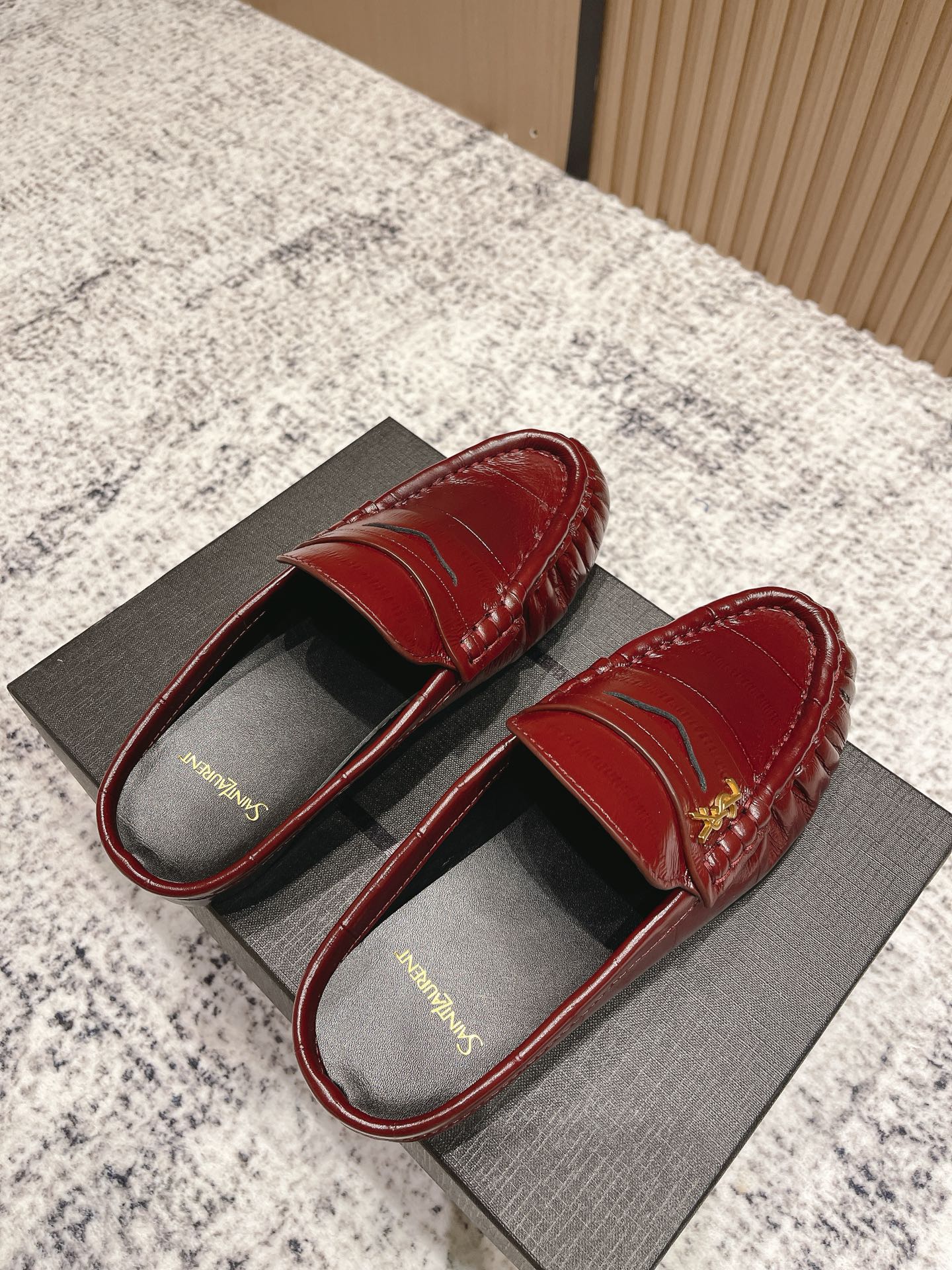 Saint Laurent Shoes Loafers Cowhide