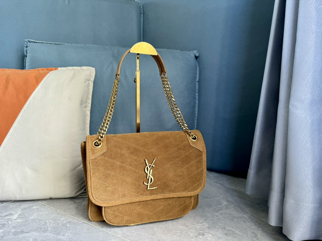 YSL Niki Shoulder Bag 1002 LM072 28cm