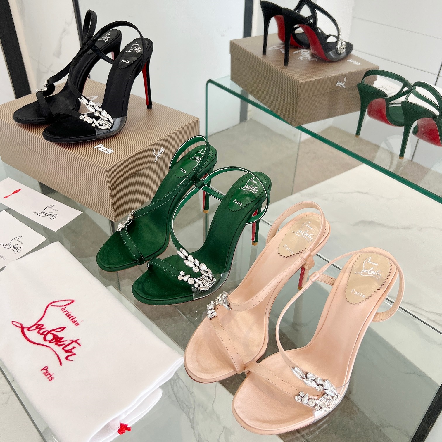 Christian Louboutin Shoes Classic CL red soled high heels