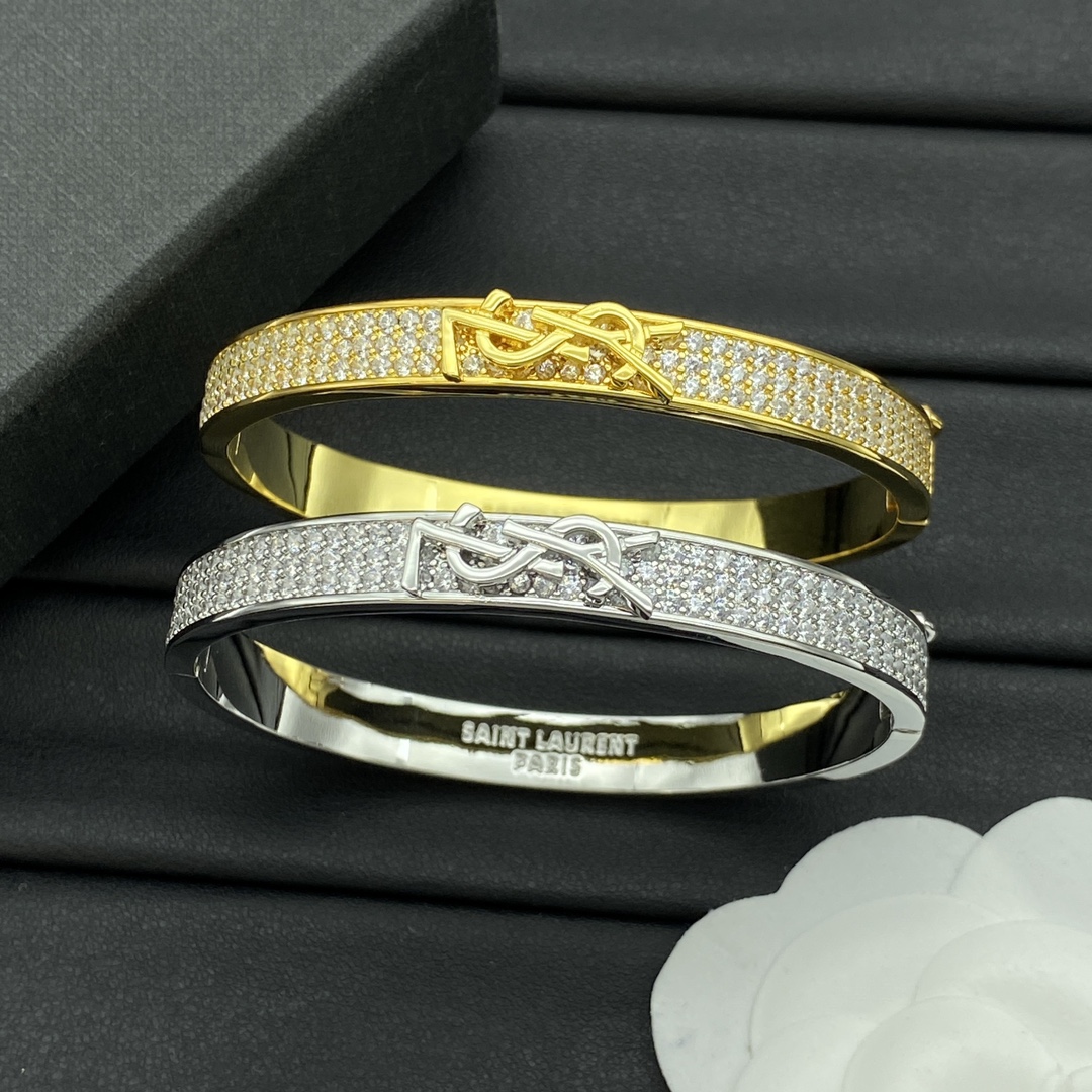 Saint Laurent Jewelry Bangle  Full Drill Design