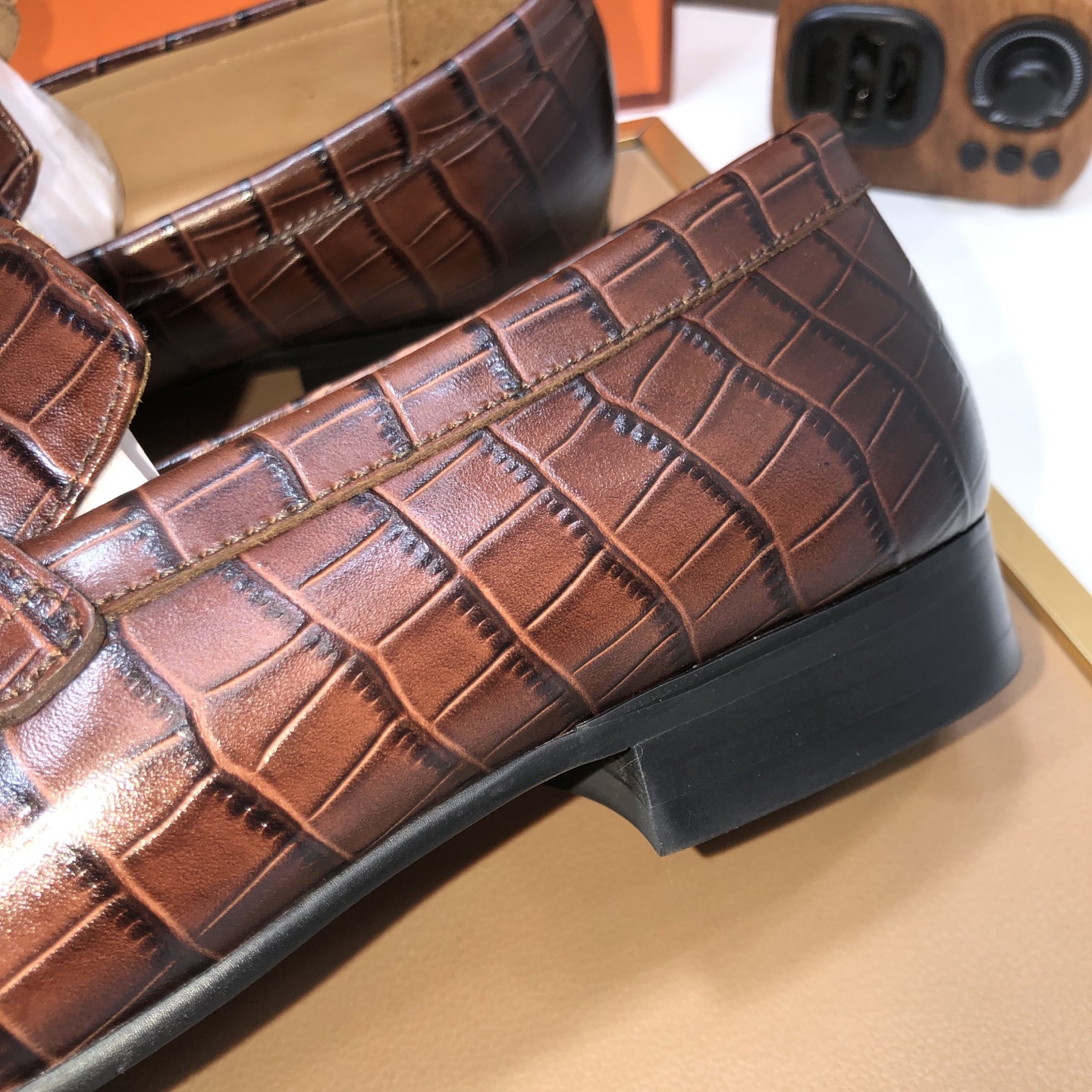 Hermes Shoes Leather Shoes Cowhide