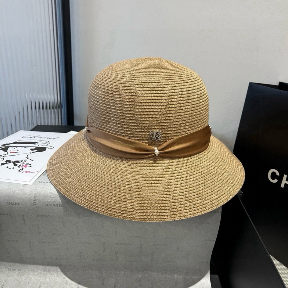 Dior Hat PP Straw Hat Basin Hat 57cm Accessories