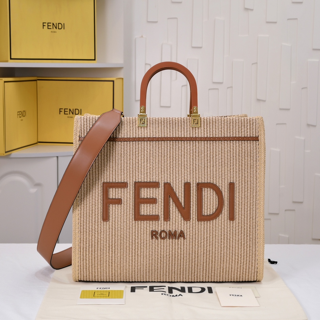 FENDI Sunshine Tote Bag 9917 LM042 40cm