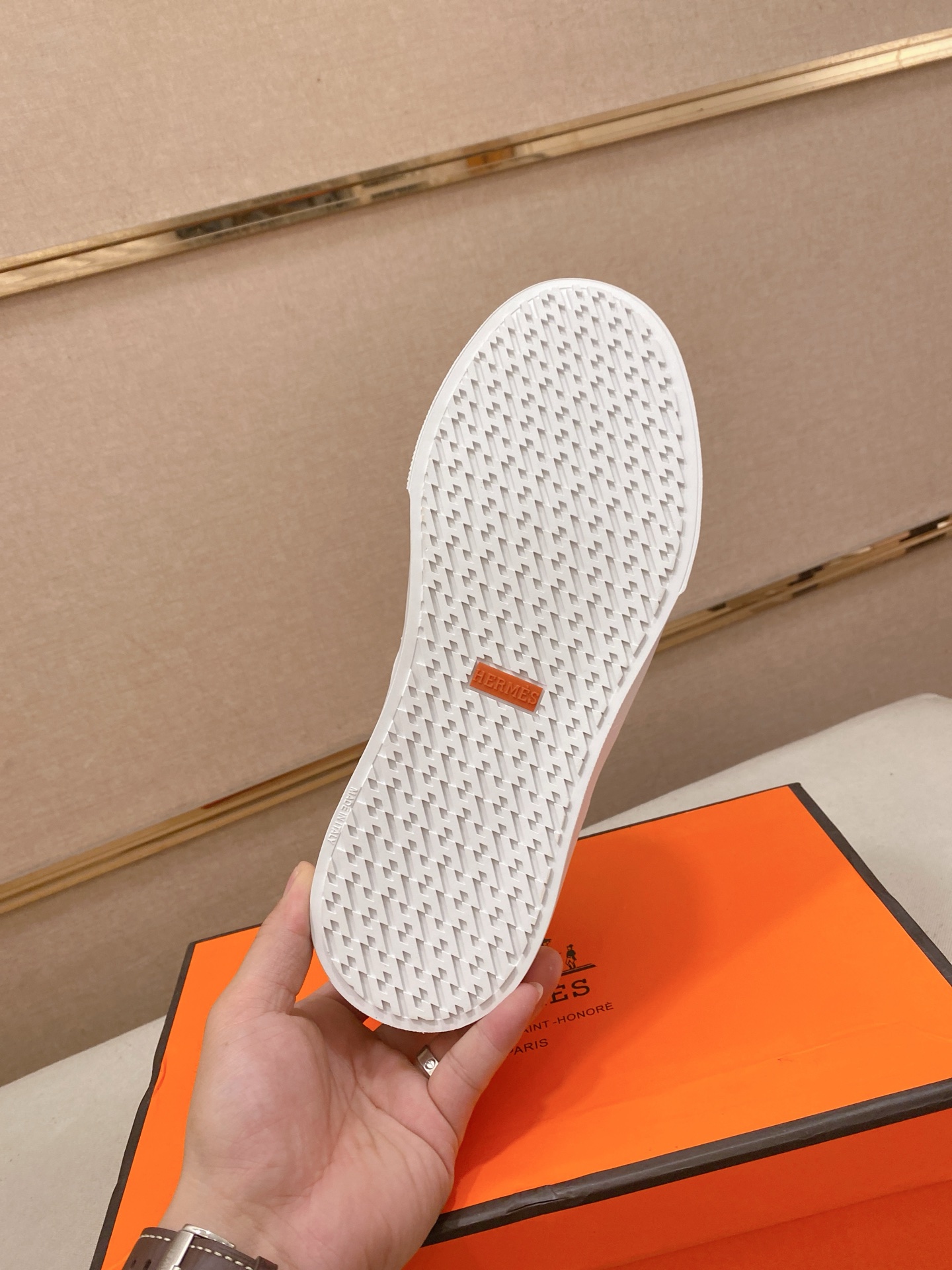 Hermes Shoes Casual Shoes Cowhide