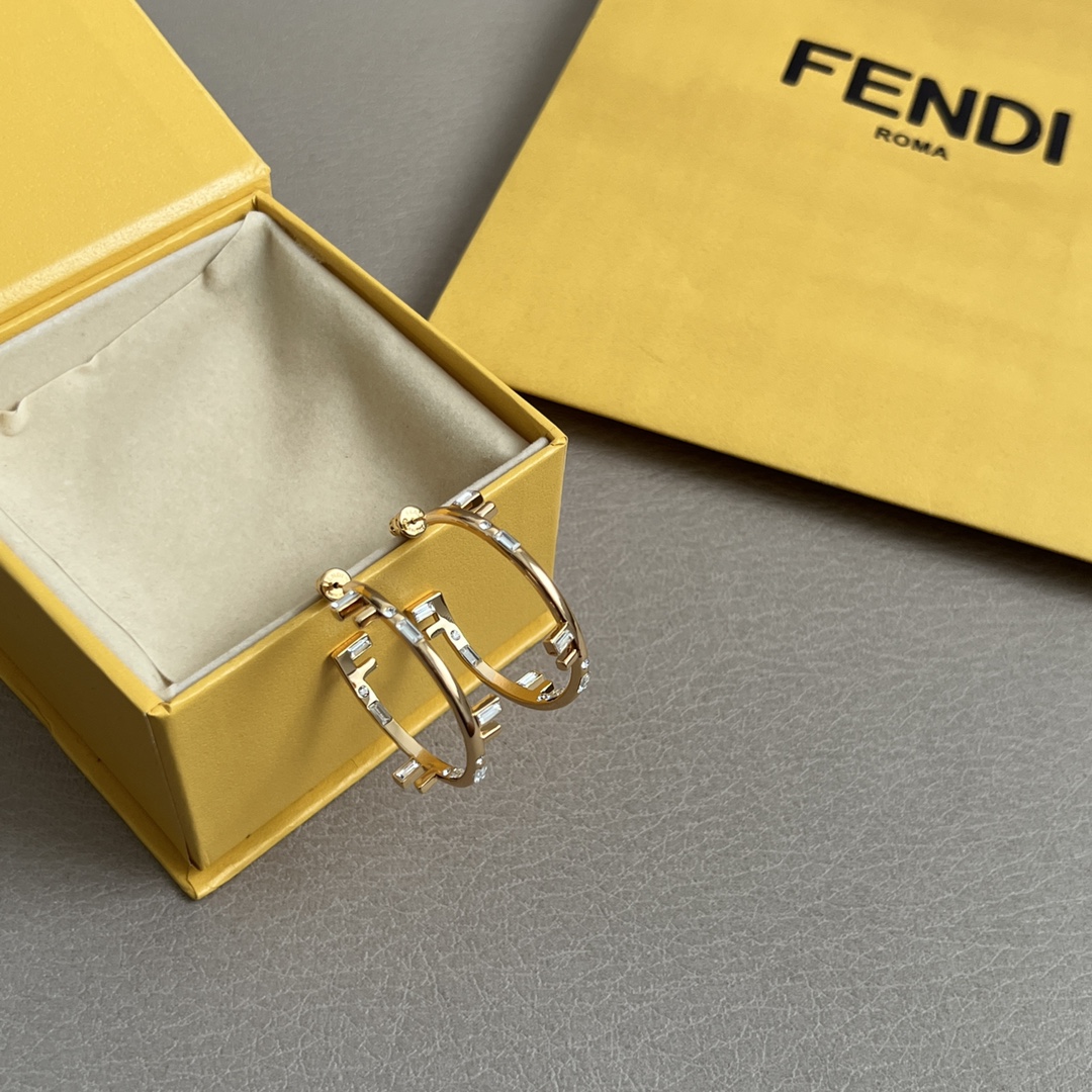 Fendi Jewelry Earring Simple and generous earrings