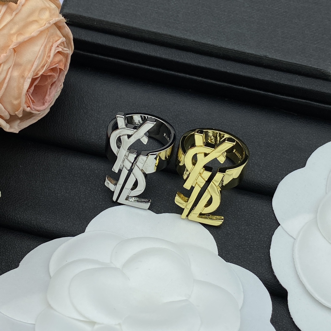 Saint Laurent Jewelry Rings Letter ring