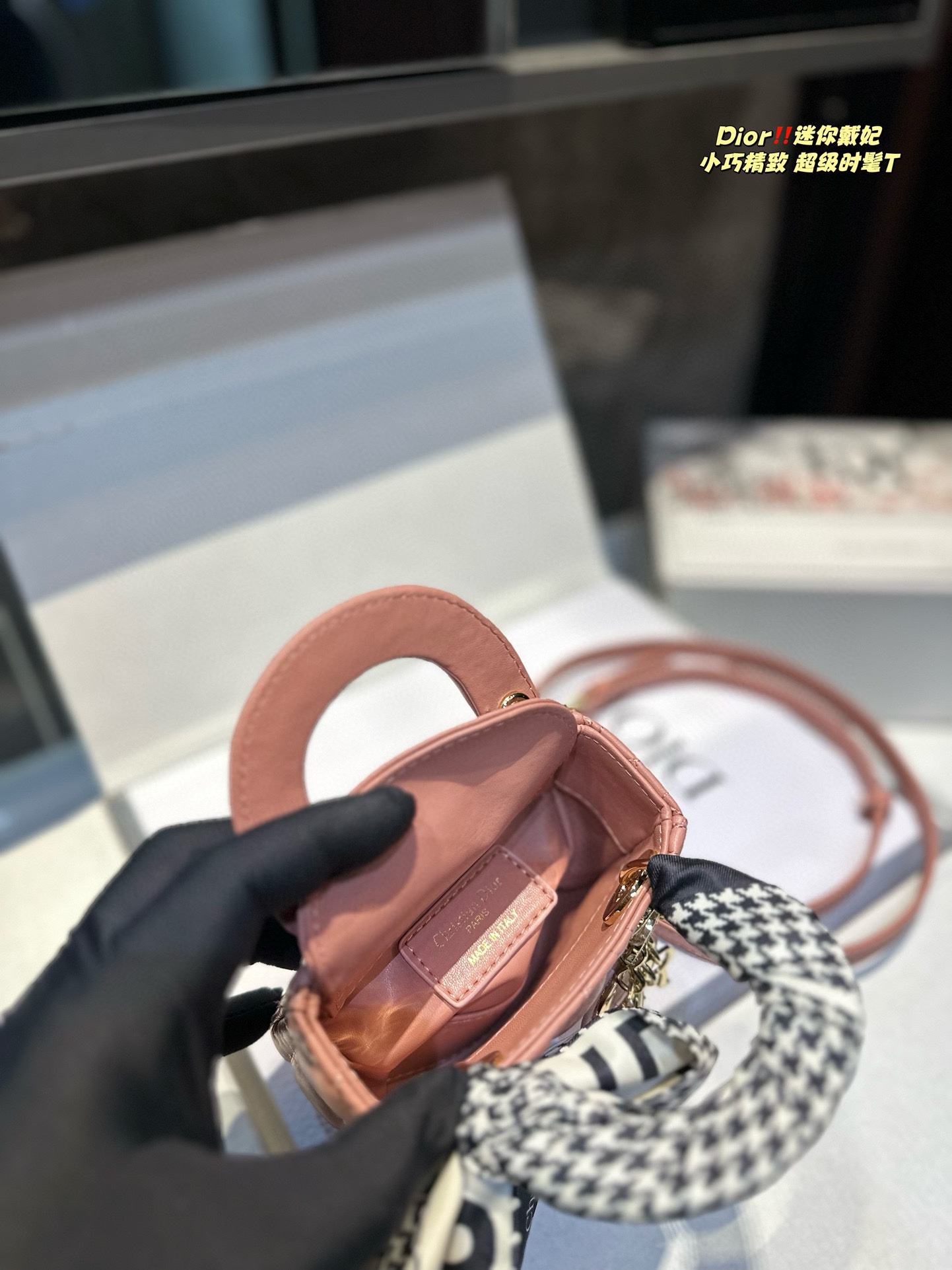 Dior Lady Dior Micro Bag 001 DB571 12cm