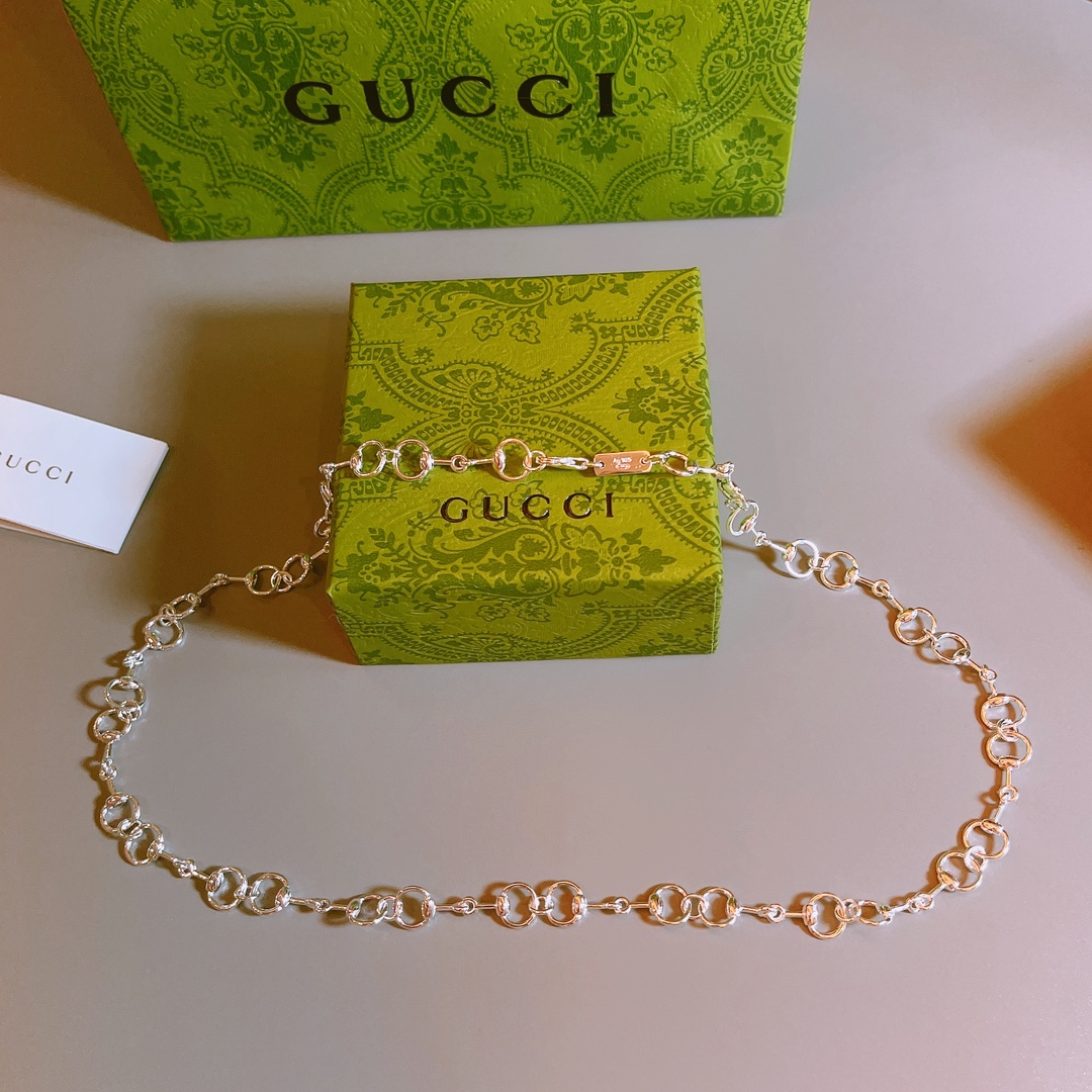 Gucci Jewelry Necklace Interlocking style 85