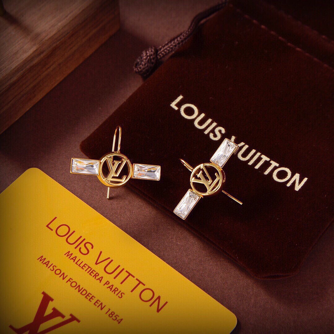 Louis Vuitton Jewelry Earring Lv letter earrings