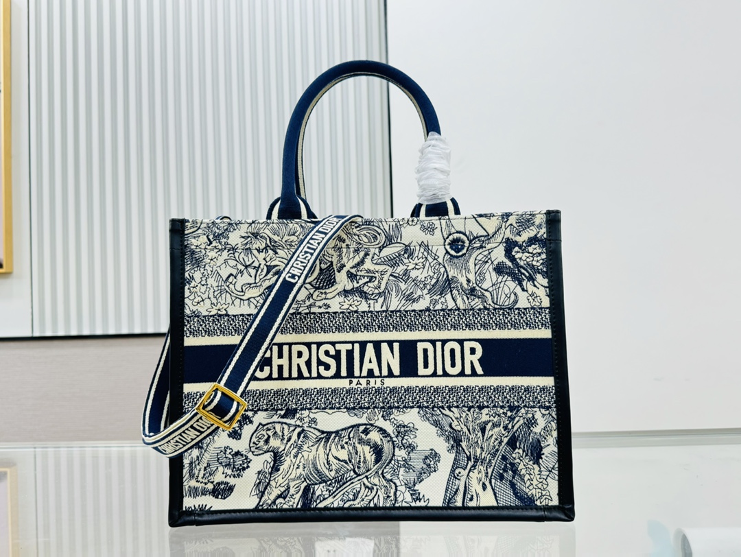10A + top quality Dior Book Tote With Strap 8833 LM012042062 26-42cm