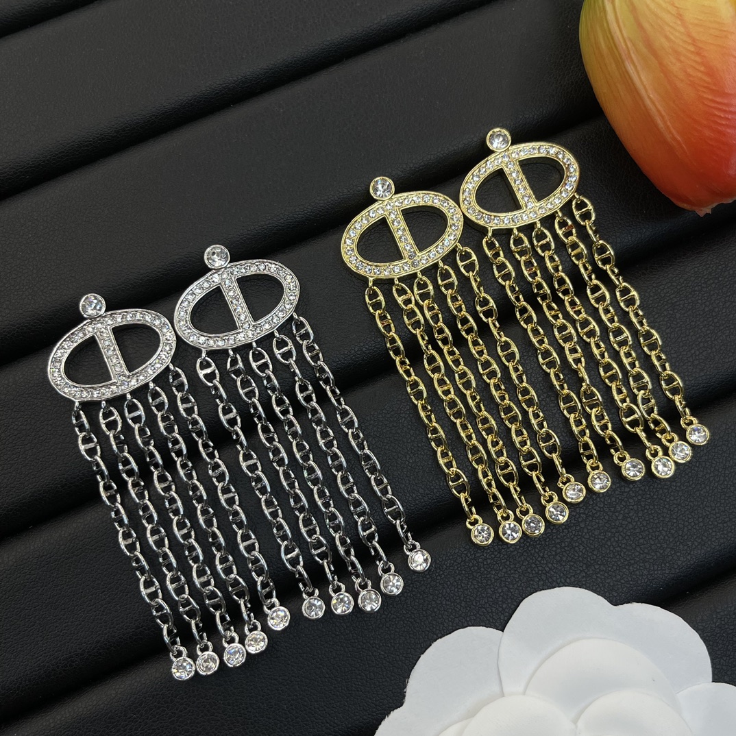 Hermes Earring Jewelry pig nose tassel