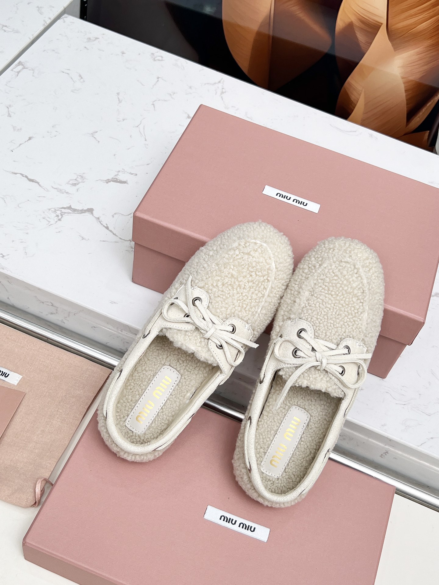 Miu Miu Shoes Loafers Leather