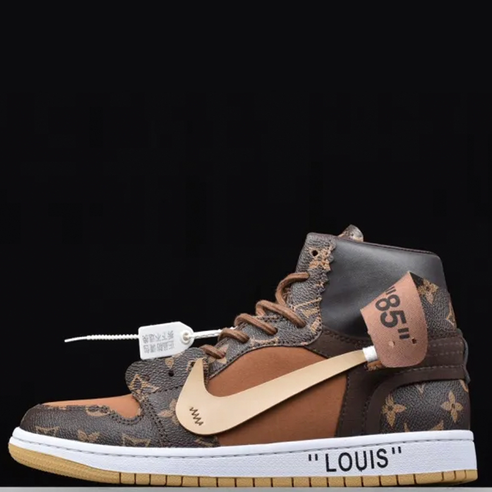 Louis Vuitton x Air Jordan 1 flower QY726210