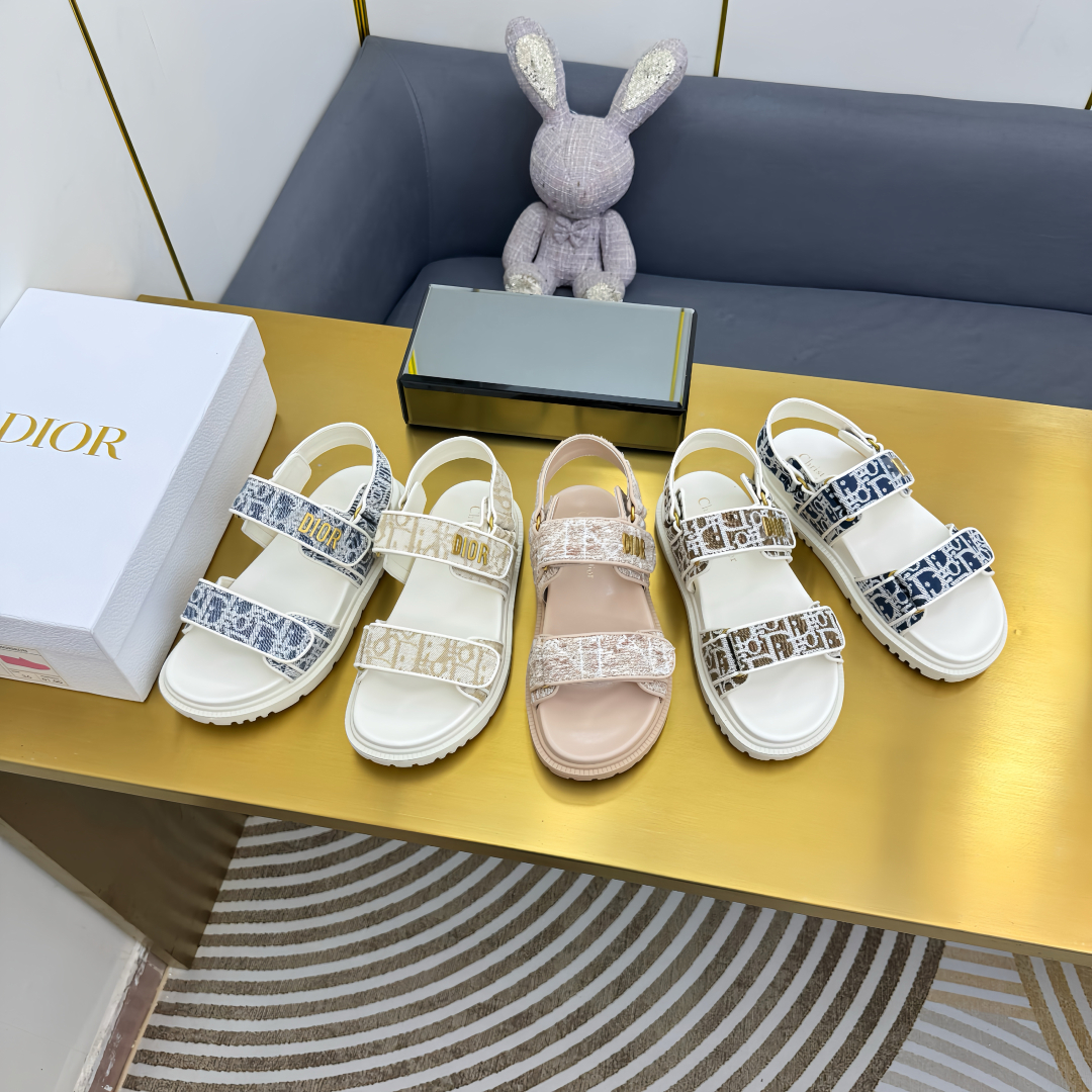 Dior Shoes Dioract series Velcro women's sandals