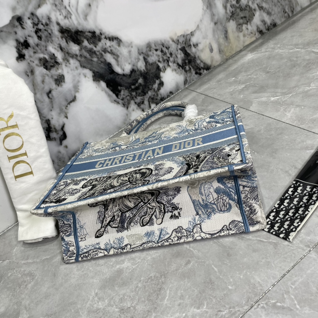 10A + top quality Medium Dior Book Tote 0175 XB022 36cm