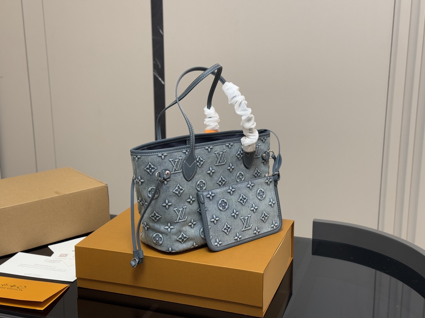 LV Neverfull Bag 075 DB591 28cm