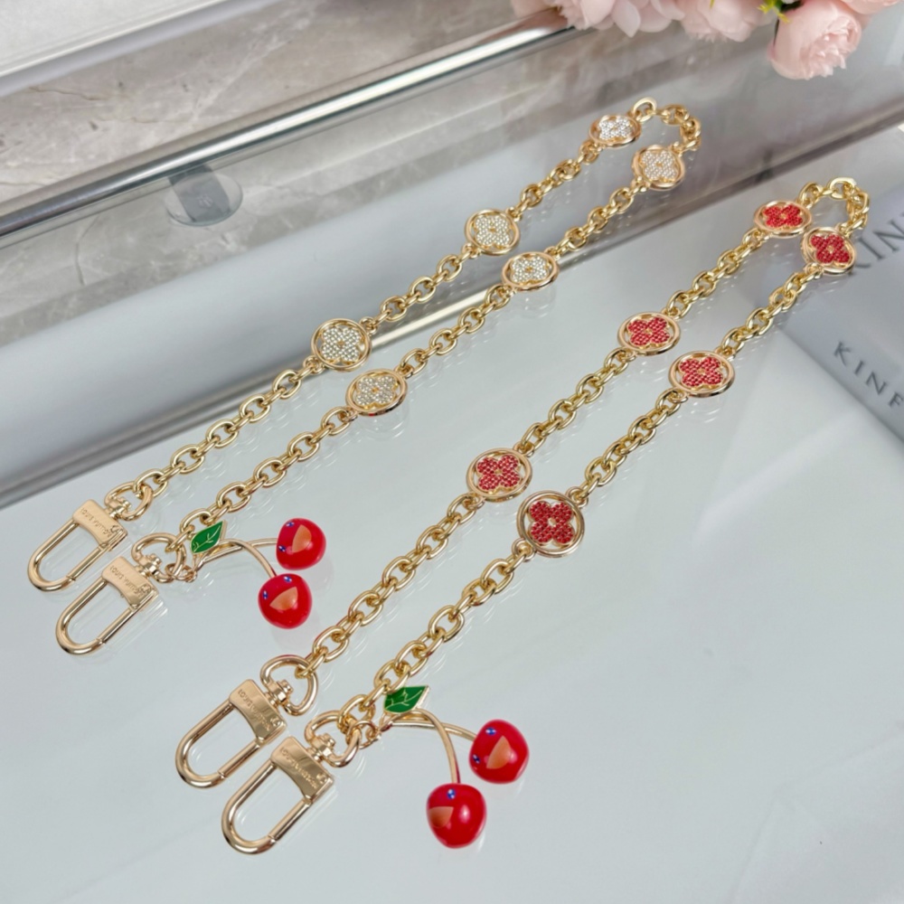 Louis Vuitton Key Chain LV X TM Monogram Cherry Blossom Keychain Bag Chain Accessories