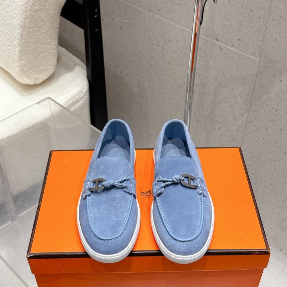 Hermes Shoes Loafers Cowhide