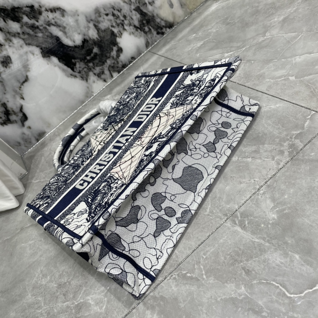 10A + top quality Medium Dior Book Tote 0175 XB022 36cm