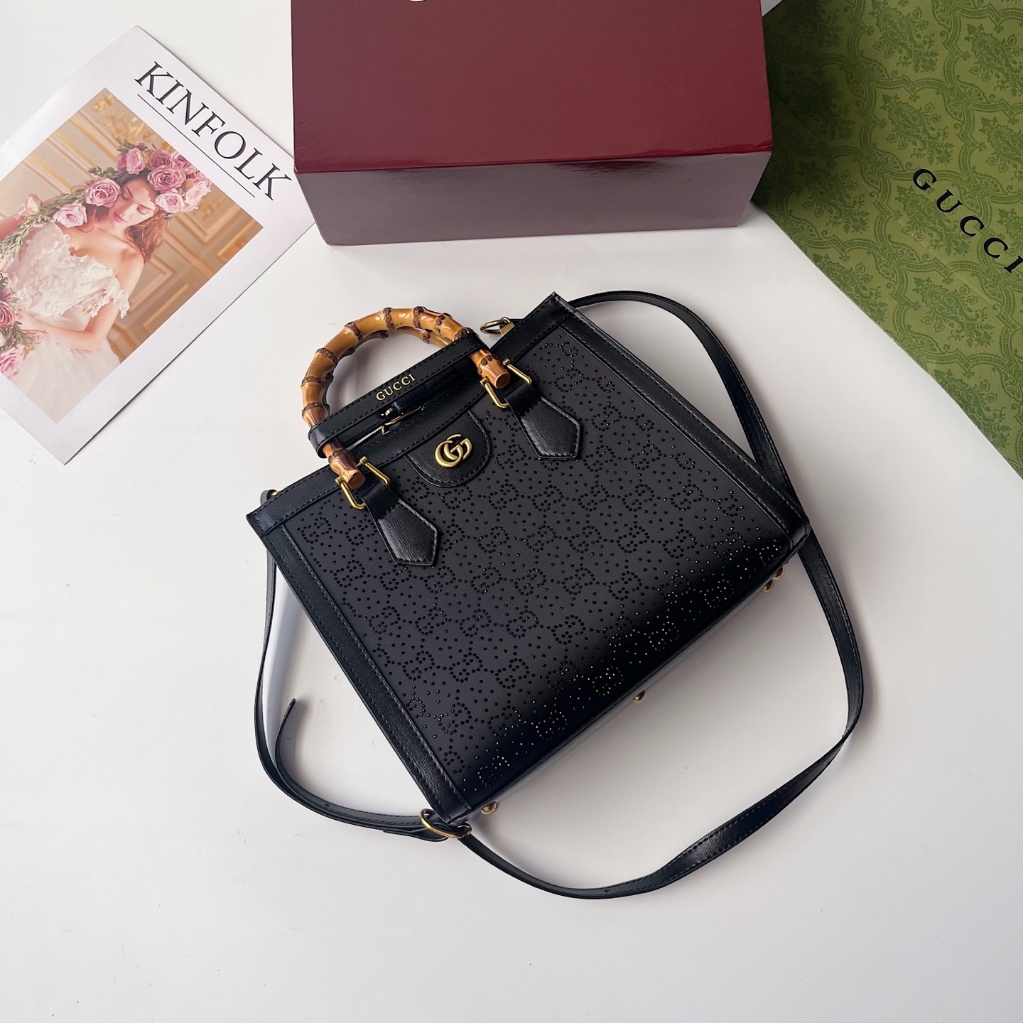 Gucci Shoulder Bag Ladies' Favorite Slub Bag