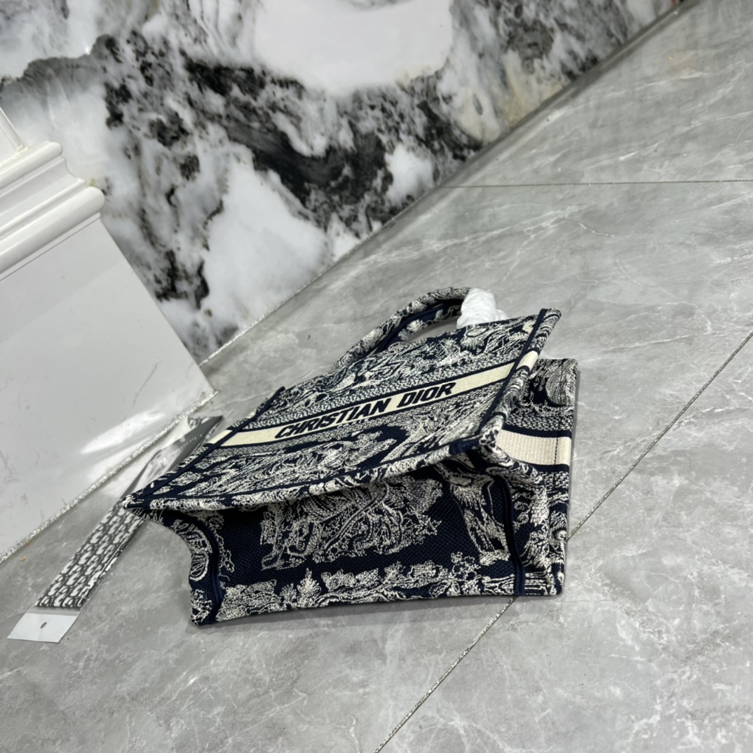 10A + top quality Small Dior Book Tote 0175 XB012 26cm