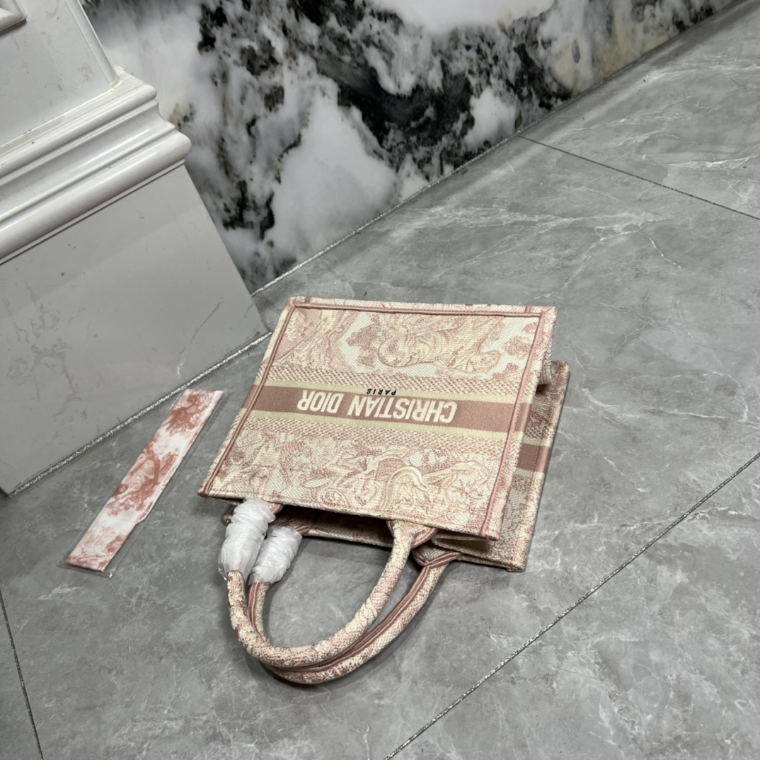 10A + top quality Small Dior Book Tote 0175 XB012 26cm
