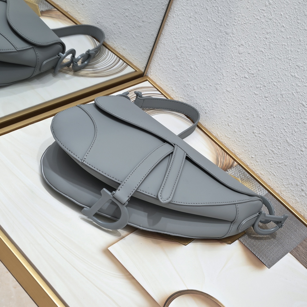 Saddle Bag Gray Matte 6680 XB012 25.5cm