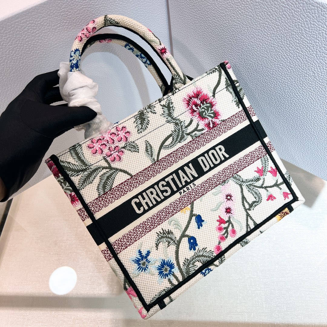 10A + top quality Small Dior Book Tote 1265 DLAM012 26.5cm