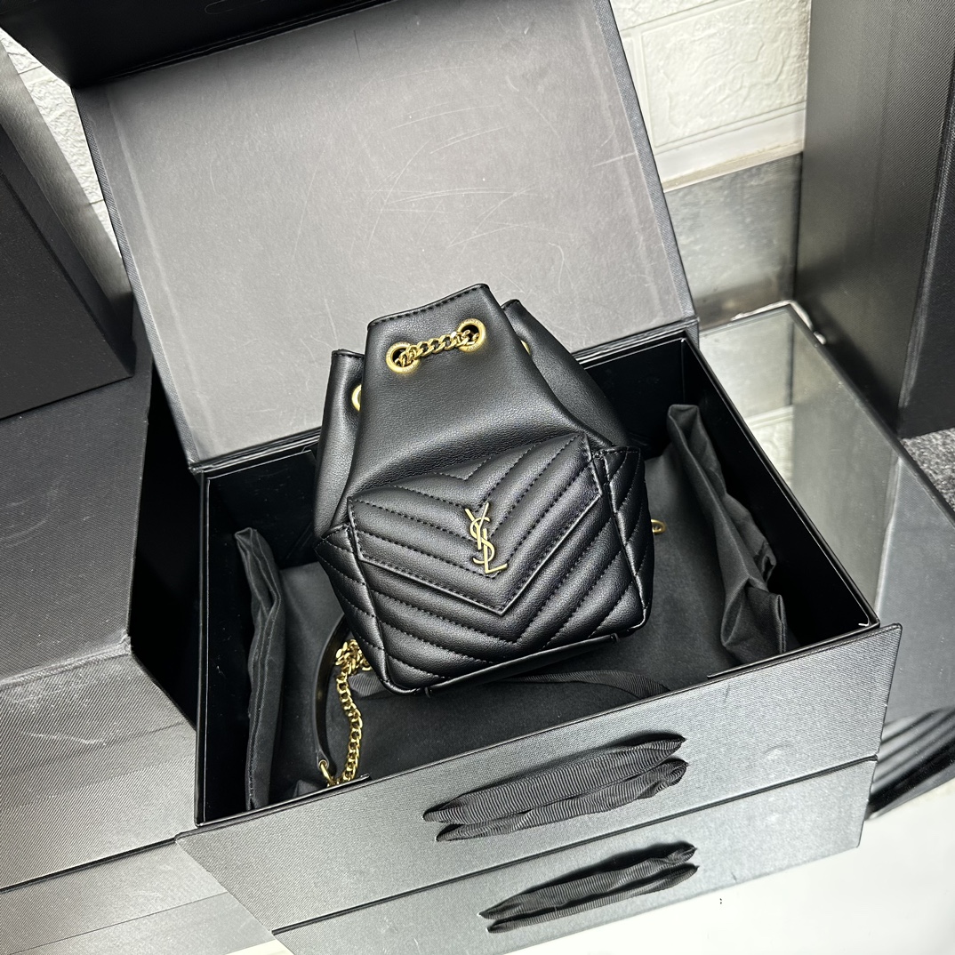 YSL Joe Mini Bucket Bag 701632 LM071 19cm