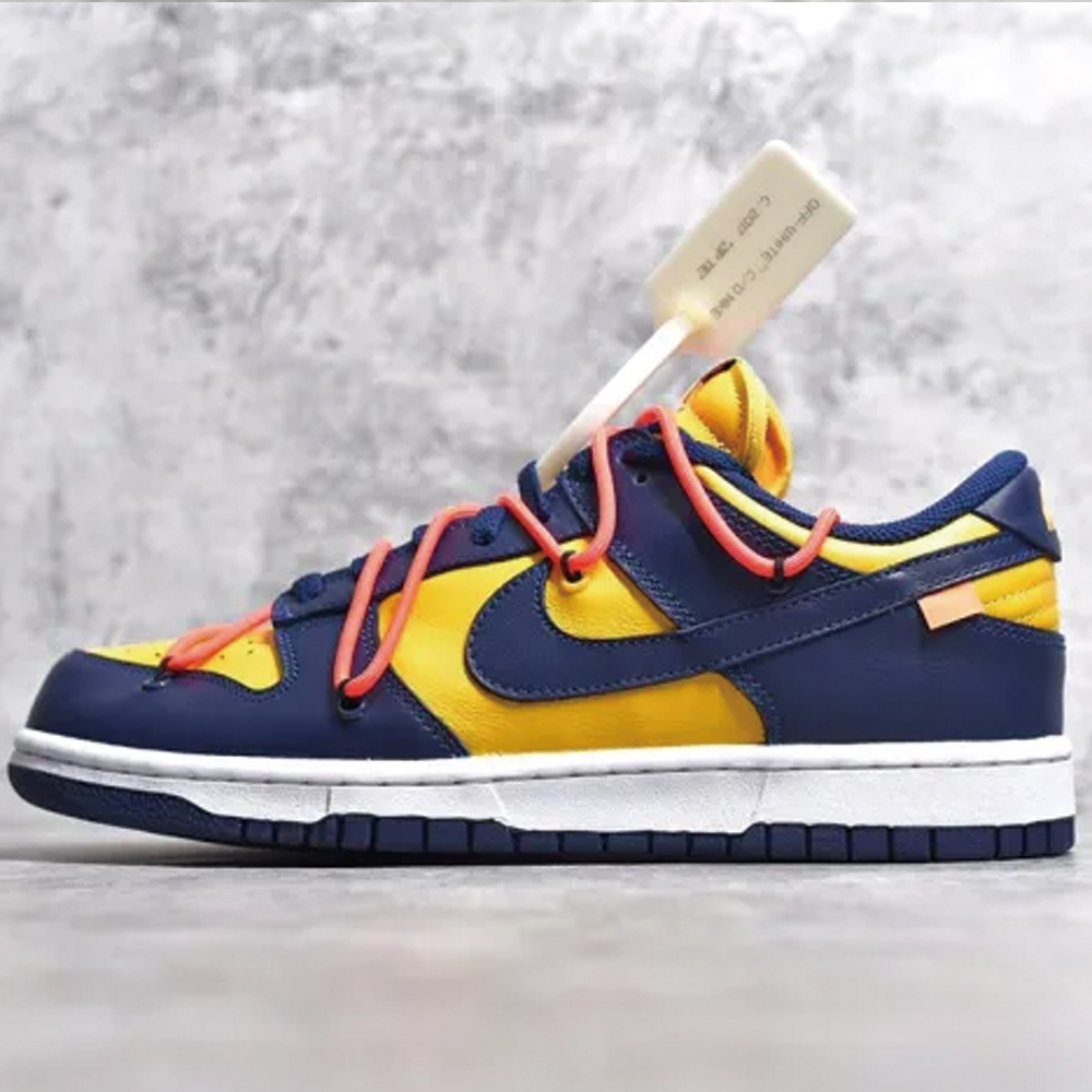 Off-White x NK SB Dunk Low LTHR OW CT0856-700 XM072