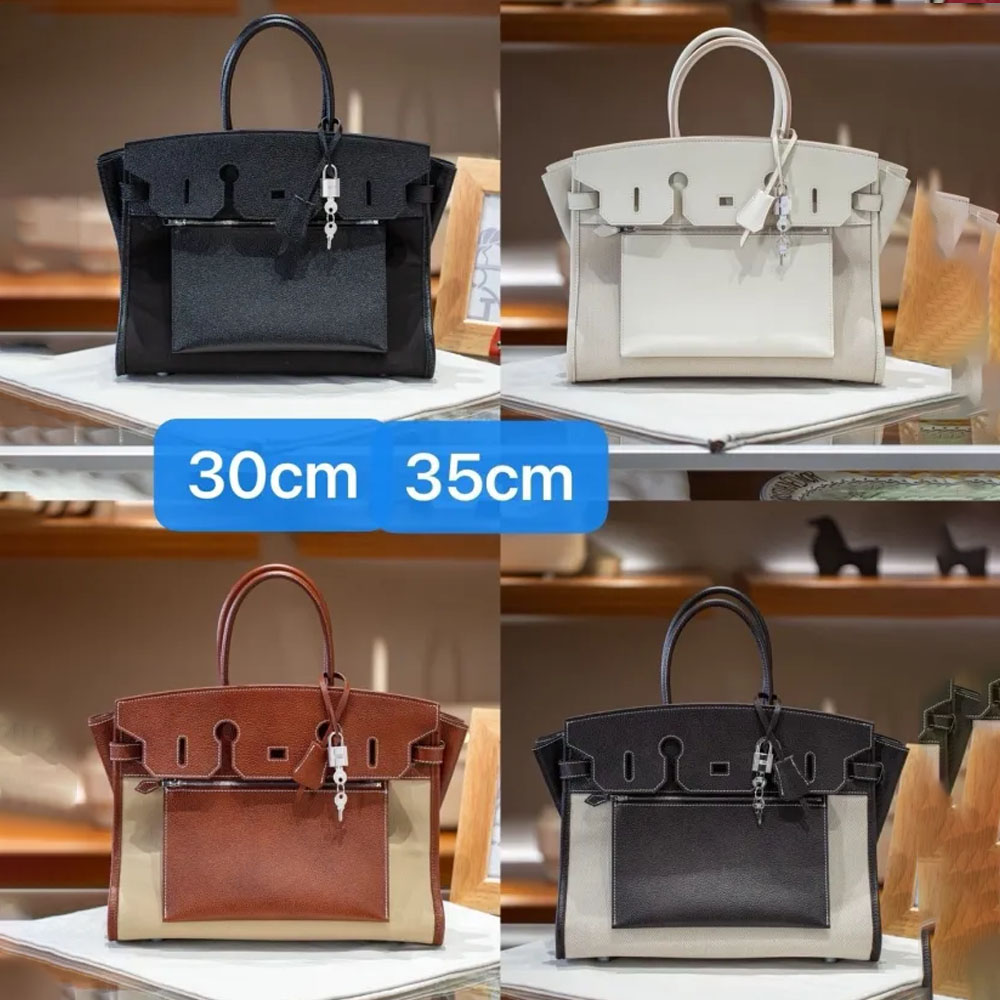 Hermes 𝐁𝐢𝐫𝐤𝐢𝐧 à 𝐥'𝐞𝐧𝐯𝐞𝐫𝐬 Bag XYZ053093 30-35cm