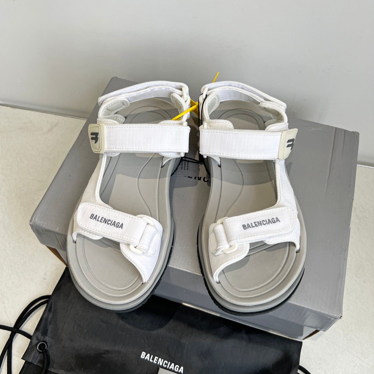 Balenciaga Shoes Tourist Velcro Couple Sandals