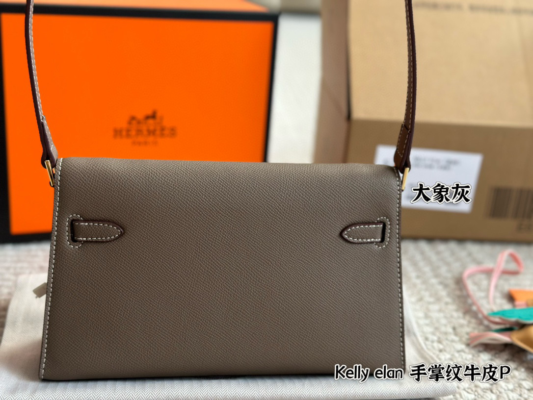 Hermes Kelly Elan Bag 004 DB591 25cm