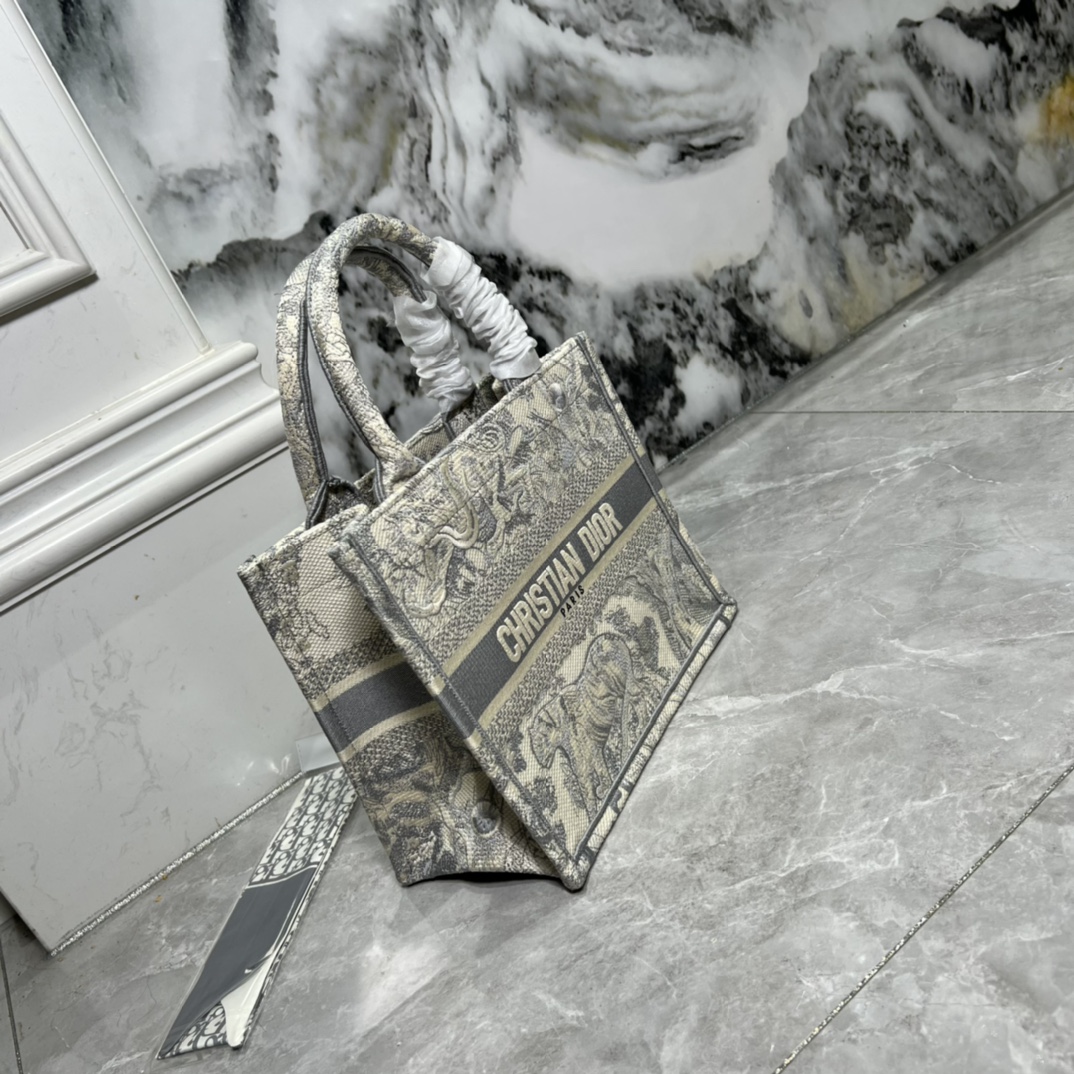 10A + top quality Small Dior Book Tote 0175 XB012 26cm